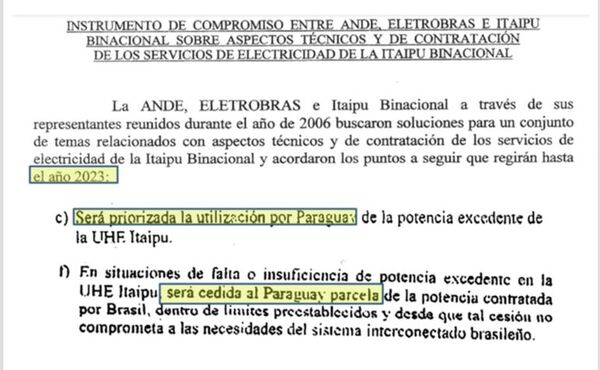 Para Brasil, acuerdo sobre excedentes vence el 1 de enero de 2023, alertan - Nacionales - ABC Color