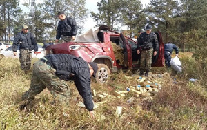 Vuelca camioneta con más de 600 kilos de marihuana en Pedro Juan Caballero – Prensa 5