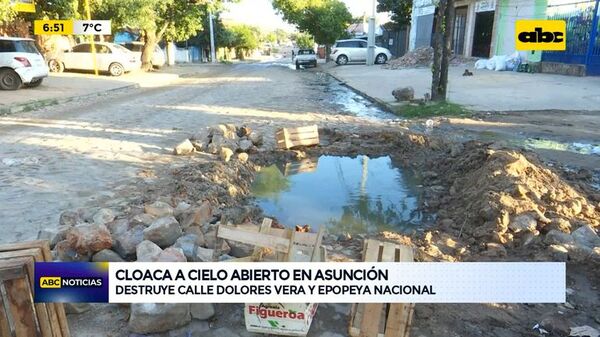 Cloaca a cielo abierto en Asunción - ABC Noticias - ABC Color
