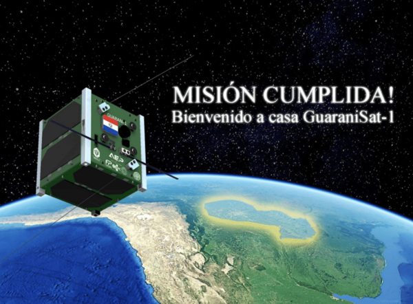 GuaraniSat-1 cumple su misión y reingresa a la atmósfera terrestre