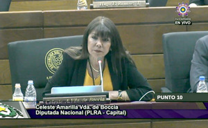 Diputada Celeste Amarilla es declarada persona no grata en Minga Guazú - La Clave