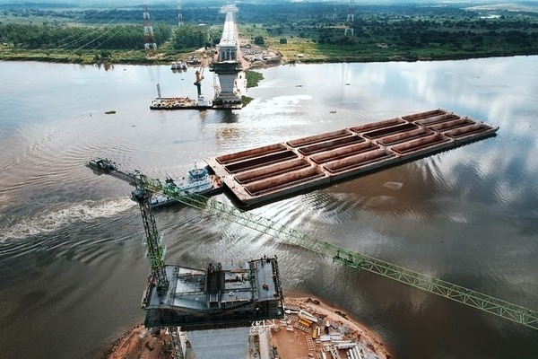 Iniciará el montaje de la pila principal del puente Héroes del Chaco - .::Agencia IP::.