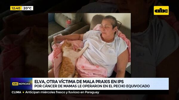 Elva, otra víctima de mala praxis en IPS - ABC Noticias - ABC Color