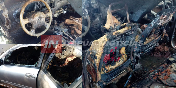 JOVEN SUFRIÓ QUEMADURAS GRAVES TRAS INCENDIO VEHICULAR