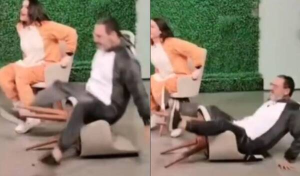 Crónica / [VIDEO] ¡Shiplé! Mirá cómo Pedro Guggiari terminó cayendo como bolsa de papa