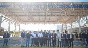 Cervepar inauguró un innovador Centro de Distribución Tecnológico y Sostenible en Guarambaré, con asistencia del presidente Mario Abdo y del ministro Luis Castiglioni