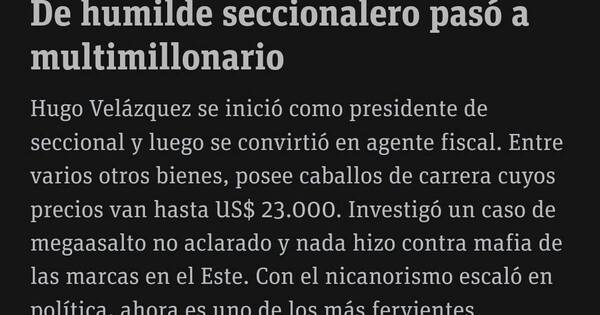 La Nación / La amnesia de Abc: “Aquel humilde seccionalero” que hoy es vice