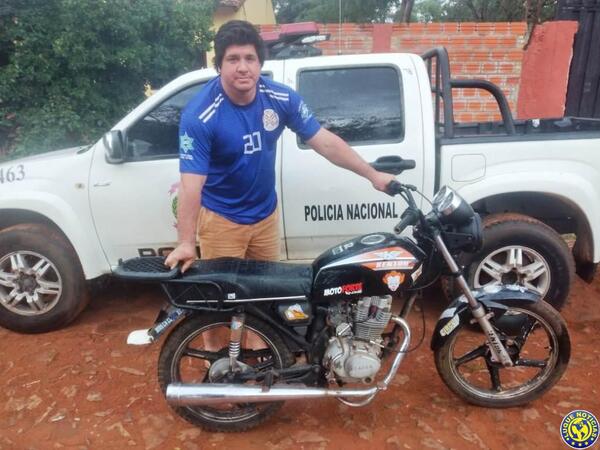 Herrero recupera su motocicleta hurtada •