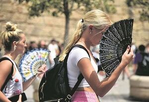 Europa occidental sufre con un calor sofocante