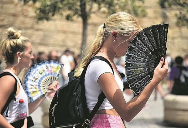 Europa occidental sufre con un calor sofocante