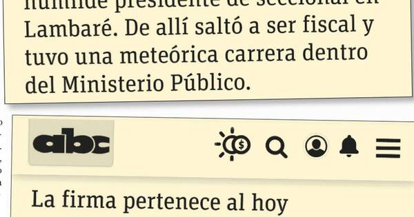 La Nación / La amnesia de Abc: “Aquel humilde seccionalero” que hoy es vice