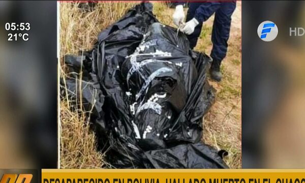 Hallan cadáver al costado de la ruta en el Chaco | Telefuturo