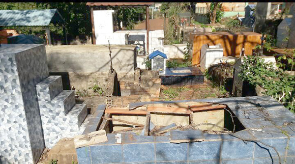 Presunta profanación de tumbas en el cementerio de Ciudad del Este - La Clave
