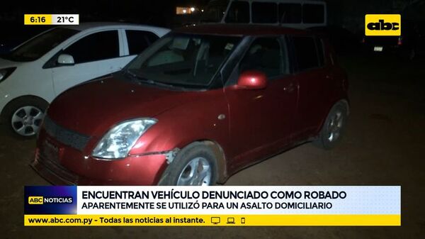Encuentran vehículo denunciado como robado - ABC Noticias - ABC Color