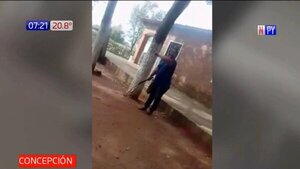 Mujer amenazó a sus exsuegros con machete en Concepción - Paraguaype.com