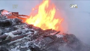 Incendio es astillero en Bañado Sur - SNT