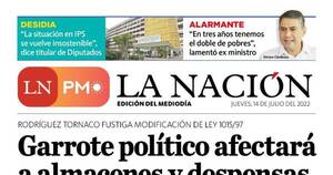 La Nación / LN PM: edición mediodía del 14 de julio