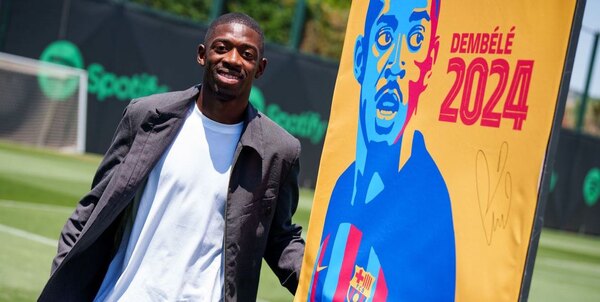 Ousmane Dembélé seguirá en el Barcelona hasta 2024