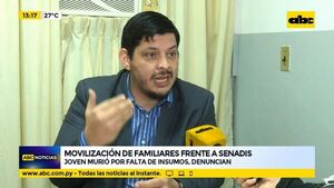 Movilización de familiares frente a Senadis - ABC Noticias - ABC Color