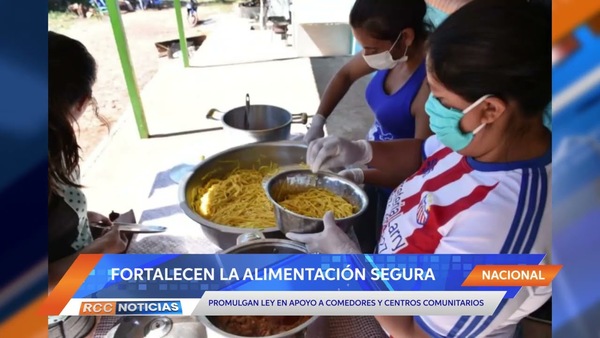 Poder Ejecutivo promulgó ley que fortalecerá y apoyará a comedores y centros comunitarios.