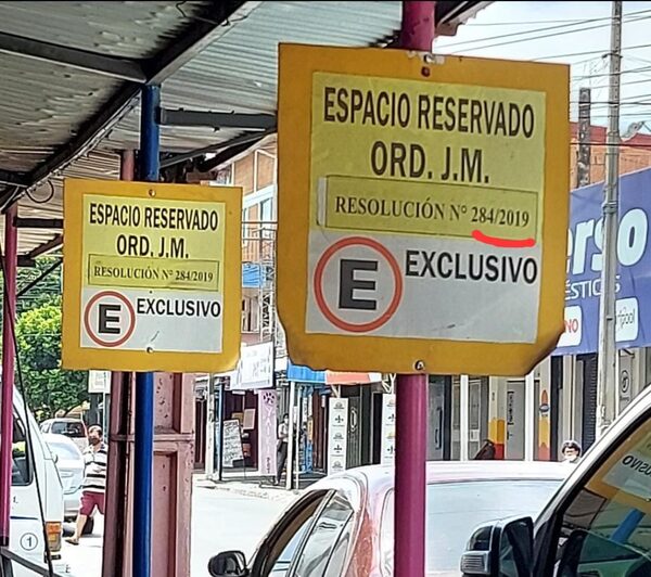 Piden informe sobre estacionamientos reservados en San Lorenzo » San Lorenzo PY
