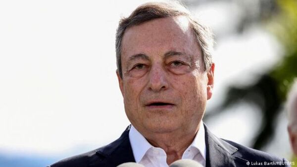 Mario Draghi anuncia su renuncia como primer ministro de Italia