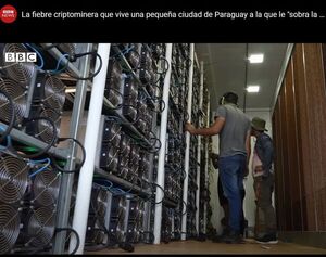 La BBC publicó sobre la criptominería en Villarrica - Nacionales - ABC Color
