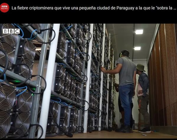 La BBC publicó sobre la criptominería en Villarrica - Nacionales - ABC Color