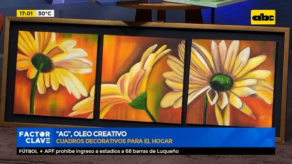 “AG” Oleo creativo: Cuadros decorativos para el hogar - Factor Clave - ABC Color