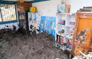 Alud de tierra cayó sobre una escuela y mató a tres niños en Colombia