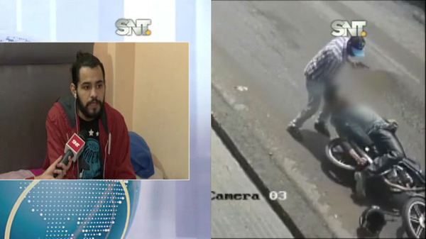 Joven baleado por motochorros quedó sin poder caminar - SNT