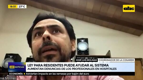 Ley para residentes puede ayudar al sistema - ABC Noticias - ABC Color