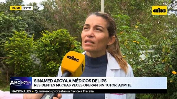 Sinamed apoya a médicos del IPS - ABC Noticias - ABC Color