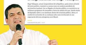 La Nación / Amnesia de Abc: el entreguista al que ahora llaman “presidenciable”