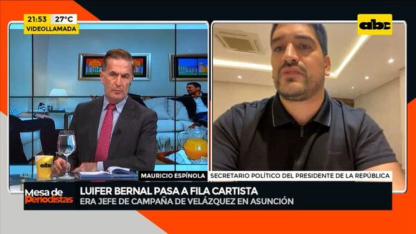 Luis Fernando Bernal pasa a fila cartista - ABC Noticias - ABC Color