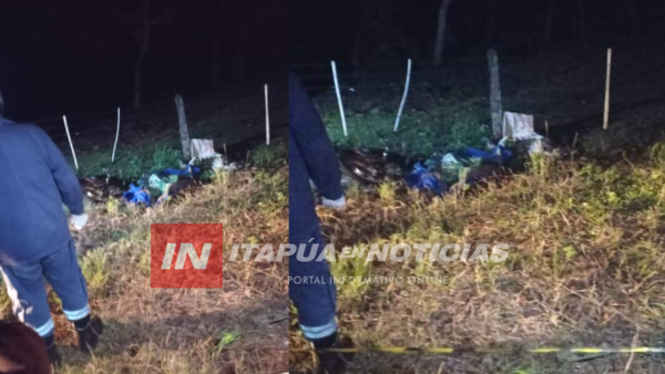 TRÁGICO ACCIDENTE EN ITAPÚA POTY DEJA A UN ABUELO Y SU NIETO FALLECIDOS