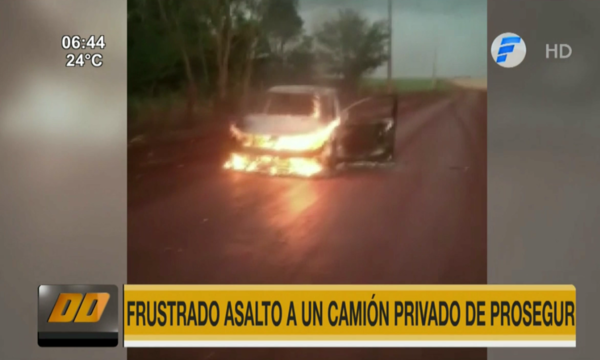 Guardias frustran asalto a camión de Prosegur en Alto Paraná | Telefuturo