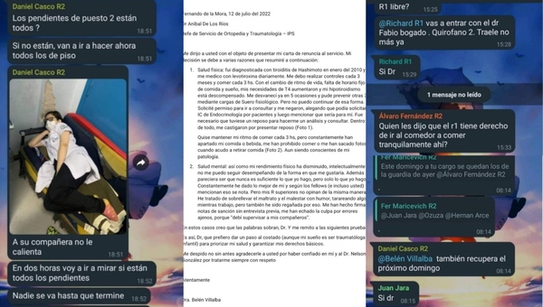 Diario HOY | Médica de IPS renuncia por su salud física y mental: maltratos, castigos y persecución