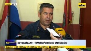 Robó cámaras de un colegio y fue pillado - ABC Noticias - ABC Color