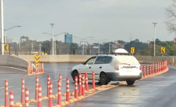 Taxista que hizo giro indebido recibió multa de G. 1.569.424