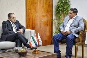 Brunaga se reunió con el Embajador de Marruecos en Paraguay