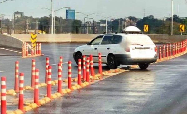 Taxista recibió una multa de G. 1.569.424 por giro indebido