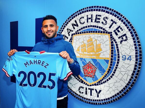 Riyad Mahrez renovó con el Manchester City hasta el 2025 - Fútbol Internacional - ABC Color