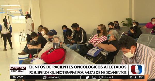 IPS suspende quimioterapias por falta de medicamentos e insumos, denuncian