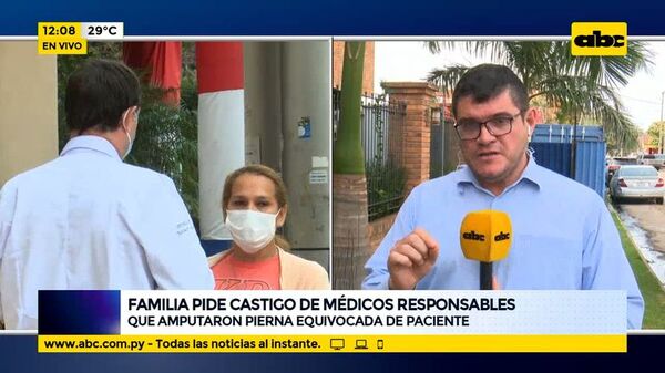 Familias piden castigo a médicos responsables  - ABC Noticias - ABC Color