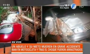 Abuelo y nieto fallecen en accidente de tránsito | Telefuturo