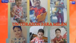 Milán, el niño que necesita un donante de corazón para seguir viviendo