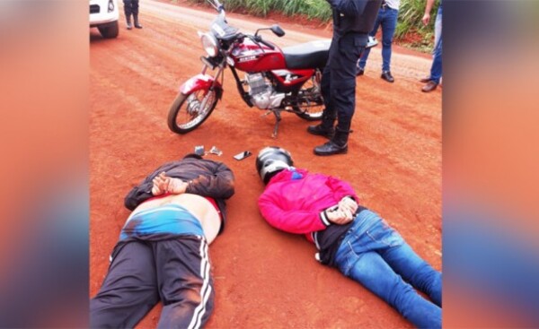 Capturan a dos peligrosos motochorros tras un tiroteo