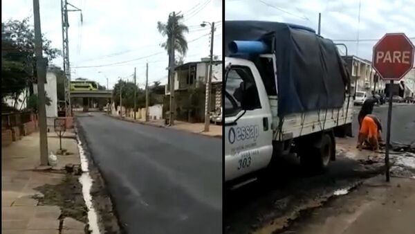 Nenecho analiza realizar denuncia penal contra la Essap por romper asfalto nuevo