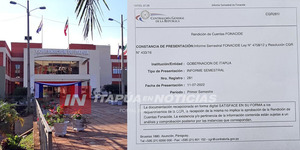 GOBERNACION PRESENTÓ INFORME DEL PRIMER SEMESTRE DEL FONACIDE ANTE CONTRALORIA EN TIEMPO Y FORMA